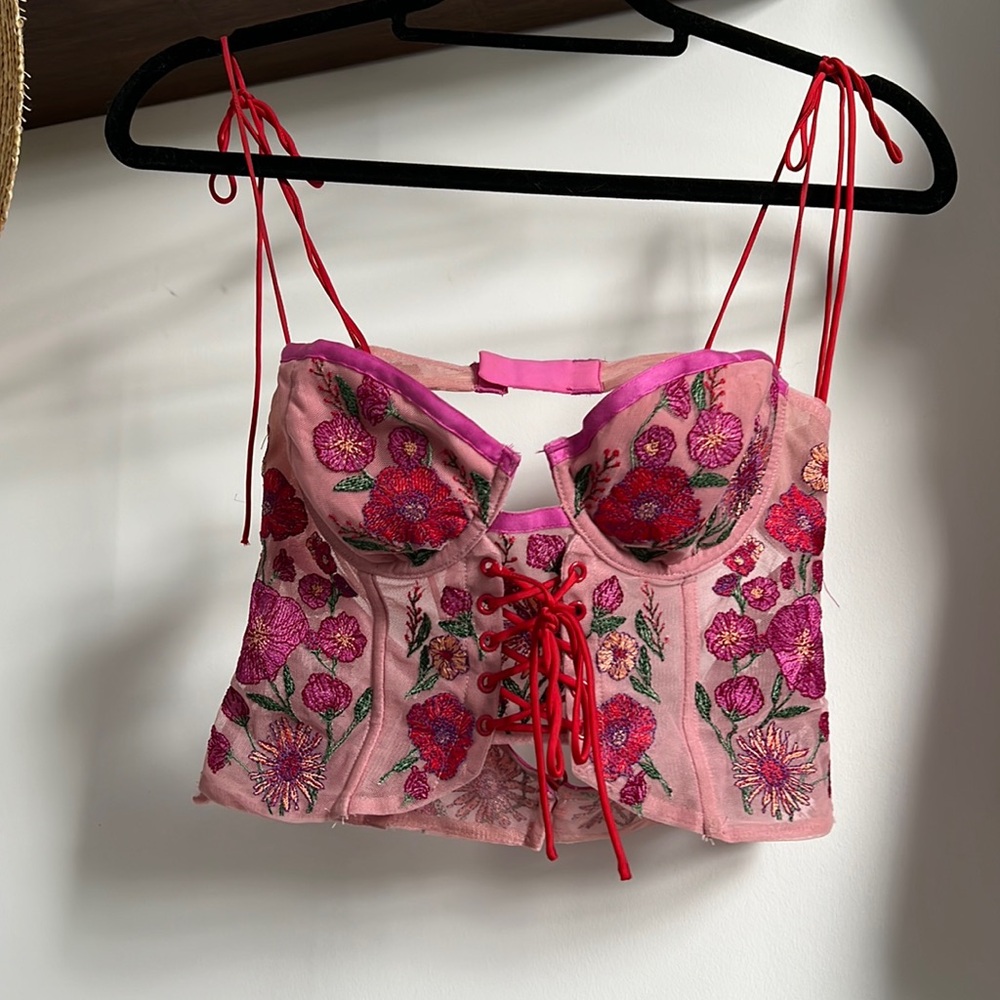 For Love & Lemons Kaylee corset top